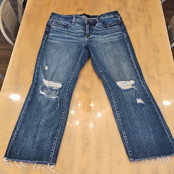 Buckle Denim - Buckle Black Fit No. 53 Cropped Straight Women’s Jeans 30×28